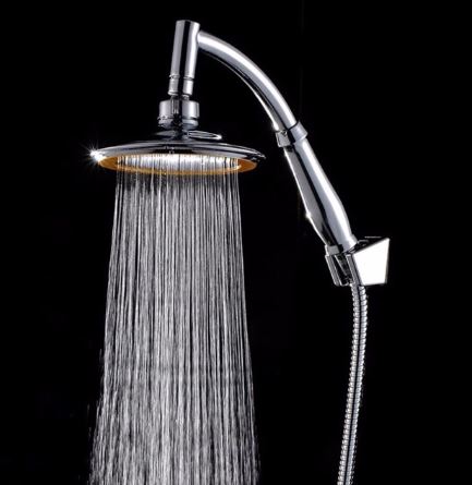 S.arw ฝักบัวอาบน้ำขนาดใหญ่หมุนได้ 360 องศา